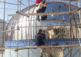 ساخت گنبد در دماوند